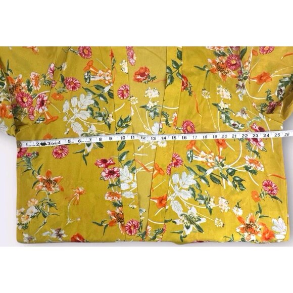 Do Everything In Love Womens OS Kimono Butter Yellow Hawaii Beachy Tropical - Picture 5 of 8